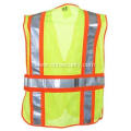 Unisex Lime Green High-Visibility Adjustable Safety Vest